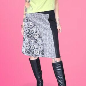 Dolcezza midi skirt black & grey